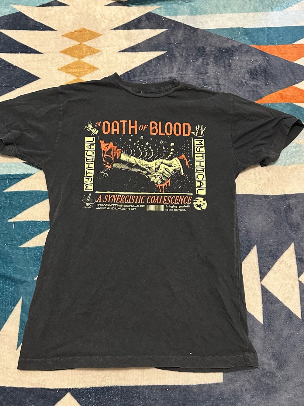 Good Mythical Morning Oath of Blood Graphic Tee - Black